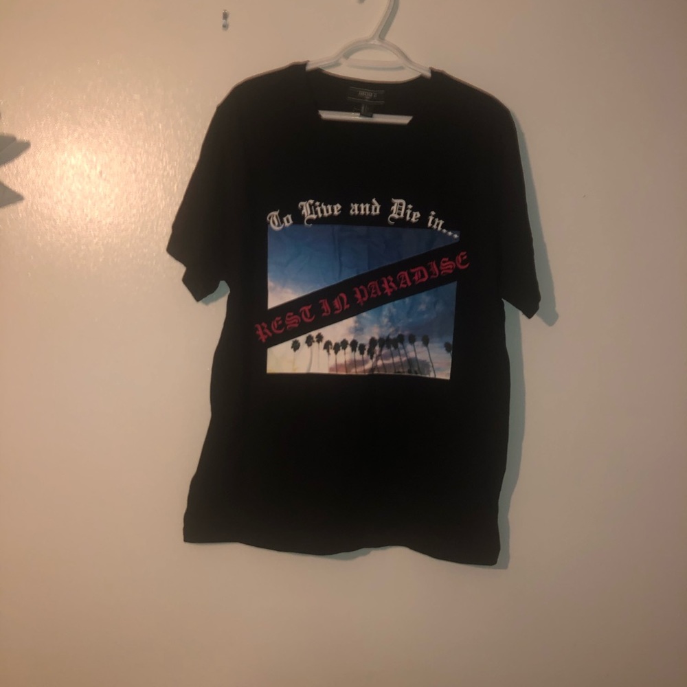Large black shirt, forever 21